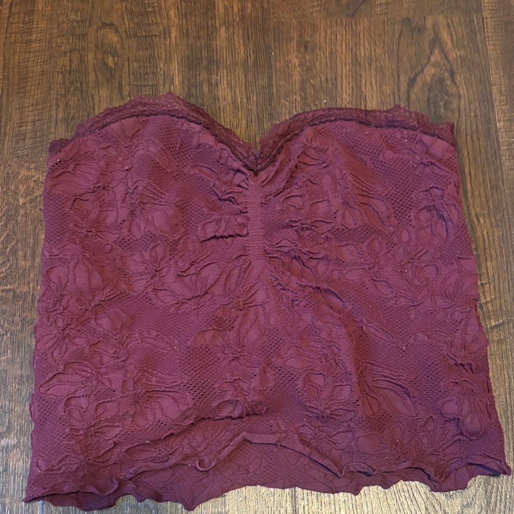 Tilly’s full tilt lace floral tube top